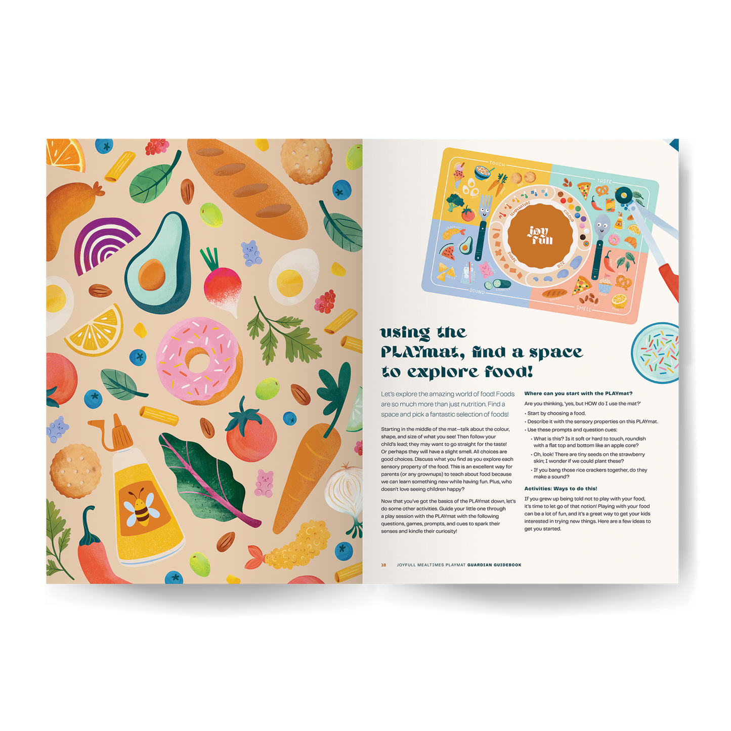 Playmat and Guidebook Set for Baby - Joyfull