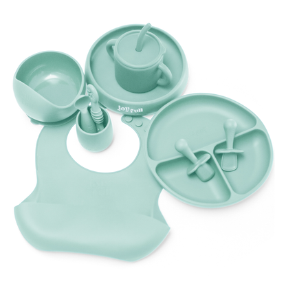 Baby Dishes Bundle - Light Green - Joyfull