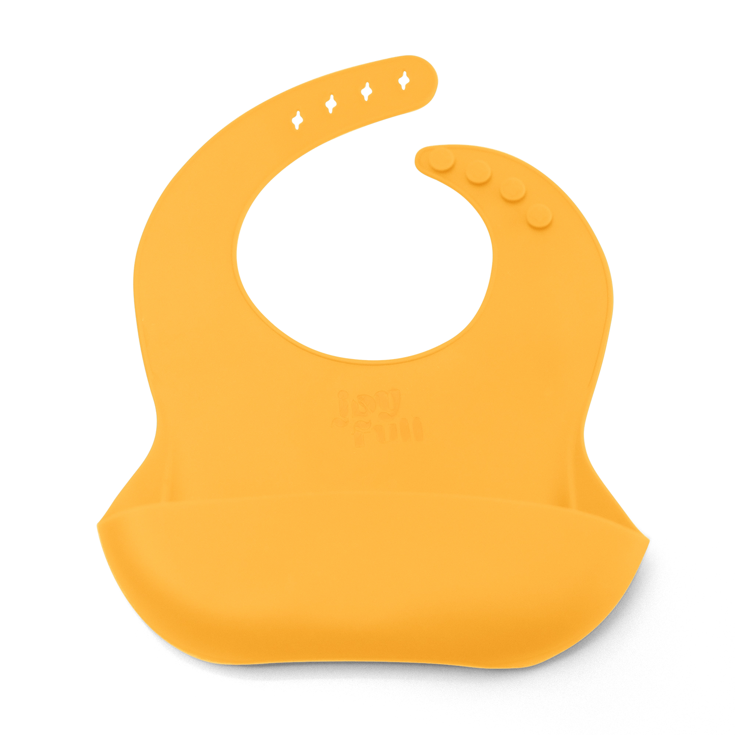 Silicone Bib for Baby Yellow - Joyfull