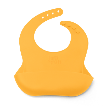 Silicone Bib for Baby Yellow - Joyfull