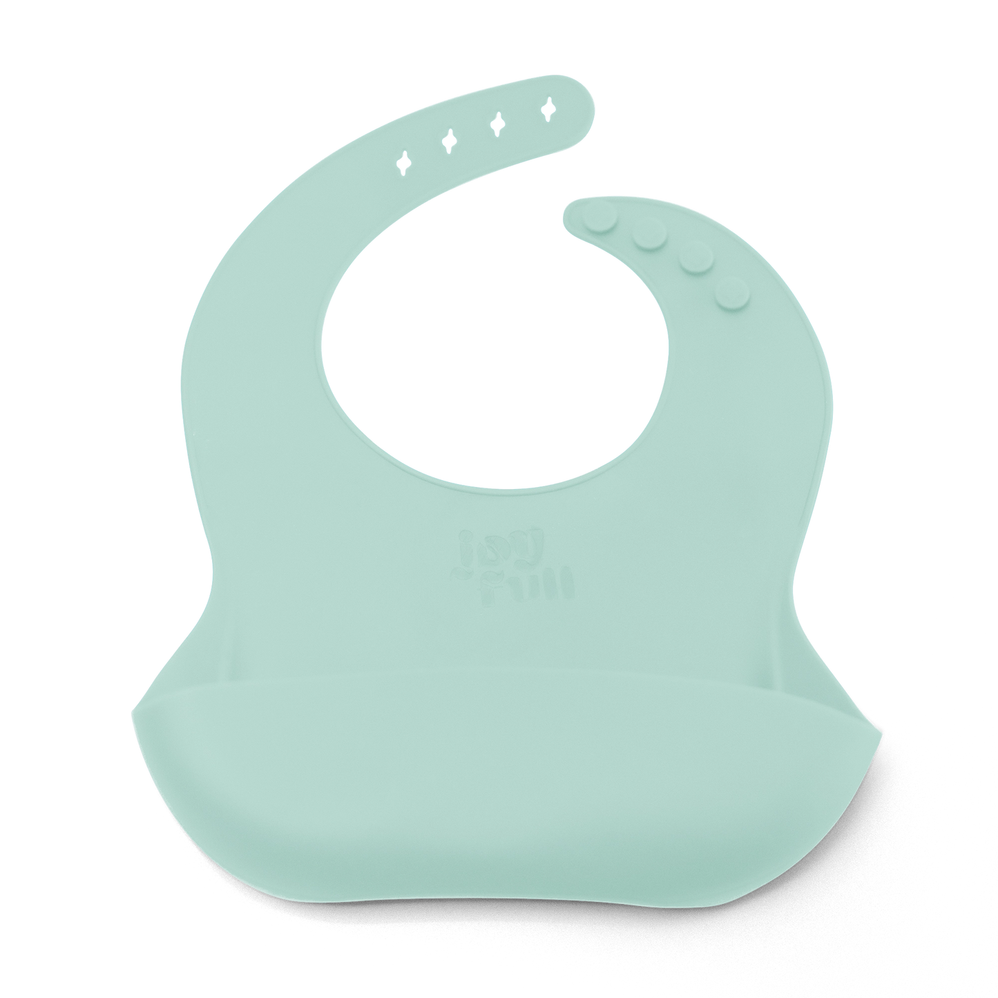 Silicone Bib for Baby - Blue- Joyfull