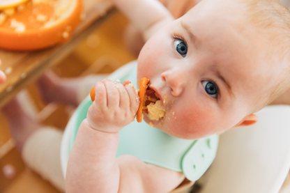 Tiny Tongues Silicone First Spoon - Juicy Orange