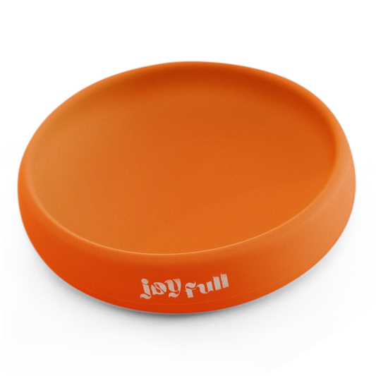 Babies Suction Plate - Orange - Joyfull