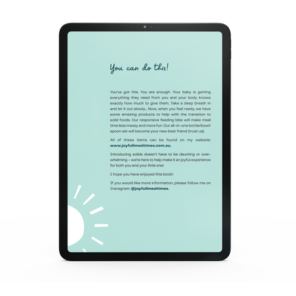 Starting Solids Guidebook 3 - Joyfull