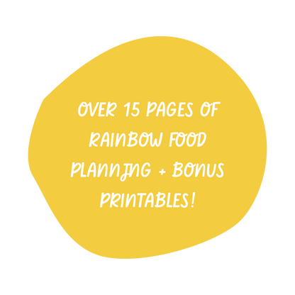 Palate of Colours: Feeding Therapy Food Planner - Digital Download